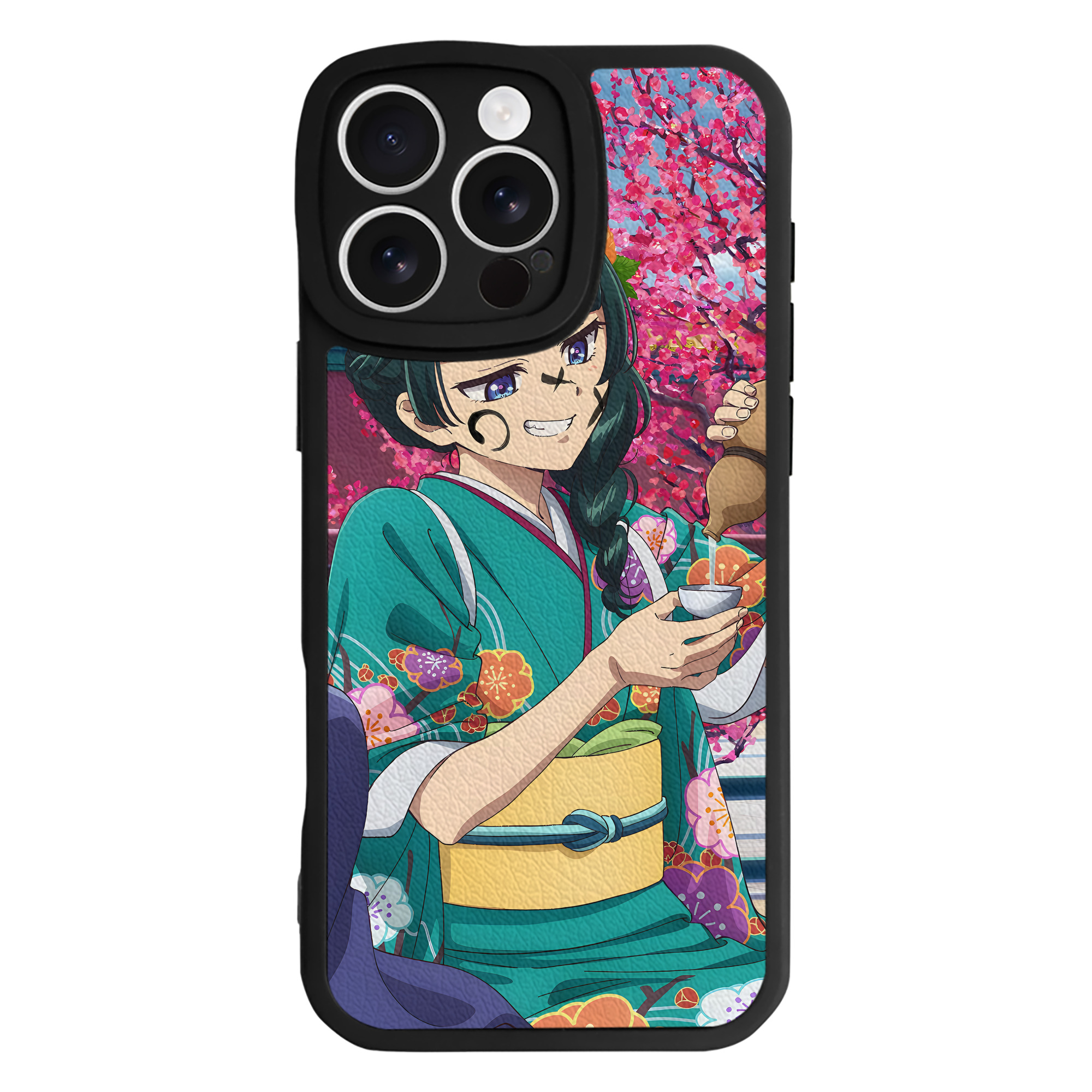 （画像用） 薬屋のひとりごと The Apothecary Diaries 【iPhone 16シリーズ対応】シリコンスマホケース（レザー調） 材質：シリコン